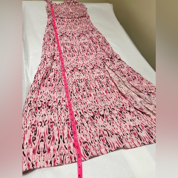 NWT; ZARA LINEN BLEND PRINTED MIDI DRESS🌸 - Picture 7 of 11